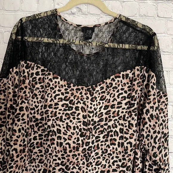 Torrid Leopard Print Blouse - Picture 7 of 11
